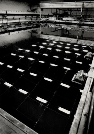 Pool (10 metres of water) where used fuel will be stored