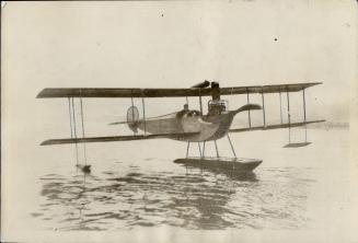 The first seaplane in Canada, built by Mr