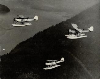 War-time patrol duty by the Royal Canadian Air Force operating from the Jericho station at Vancouver is constant
