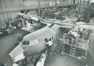 Two flight models of the Dash 7 - de Havilland of Canada's pride and joy - are near completion at de Havilland's aircraft factory at Downsview. This i(...)