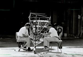 Shawn James and Billy Dyke at Baldwin Airport