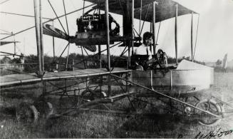 First practical Airplane built in Canada is shown in this 1913 picture