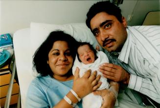 Baldit Singh and Husband Gurmett New Year's Baby Boy