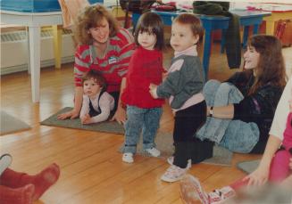 May I have this dance? Toddlers Samantha Banks (left) and Stephanie Margolis love their weekly dance class in Richmond Hill. What they lack in co-ordi(...)