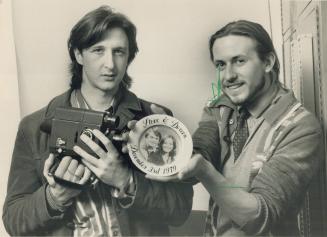 Memories: Film students hope to contact the Steve and Doreen on this plate