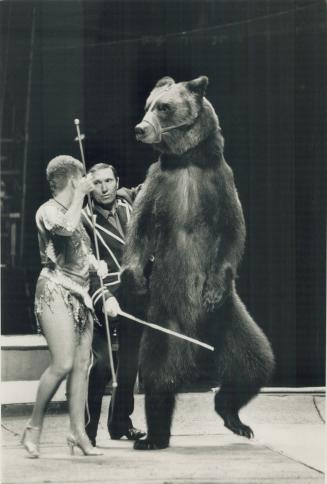 Dancing bear: Raisa and Grant Ibragimov's bruins are among Moscow Circus acts performing at CNE bigtop
