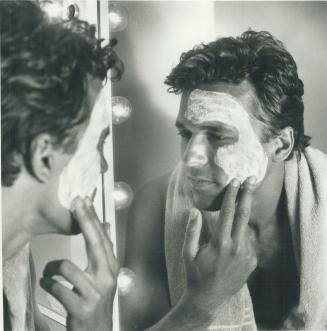 Saving face. Skin care for men comes out of the closet
