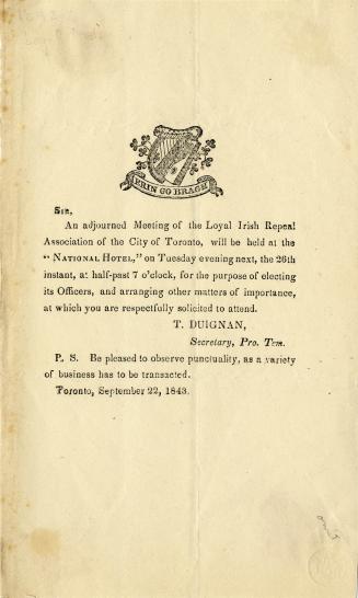 Loyal Irish Repeal Association (Toronto, Ont.)