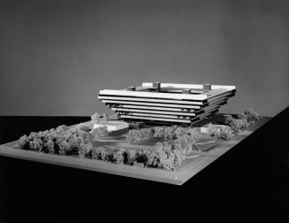 Hans G. Egli entry, City Hall and Square Competition, Toronto, 1958, architectural model