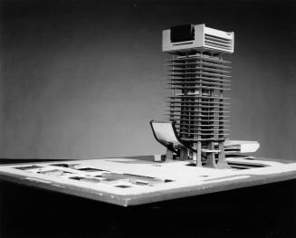 G. Subiotto entry, City Hall and Square Competition, Toronto, 1958, architectural model