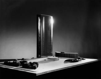 Takeo Ito entry, City Hall and Square Competition, Toronto, 1958, architectural model