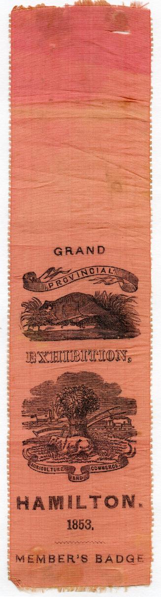 Grand Provincial Exhibition, Hamilton 1853