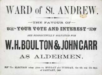 Ward of St. Andrew Election