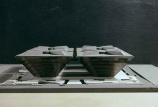 Lam, Pacheco and Wong entry, City Hall and Square Competition, Toronto, 1958, architectural model