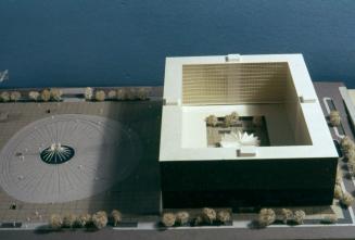 Roberto Regala Jr. entry, City Hall and Square Competition, Toronto, 1958, architectural model