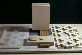 E. C. Schmidt entry, City Hall and Square Competition, Toronto, 1958, architectural model