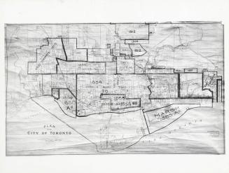 Plan of the City of Toronto, with additions up to 1925