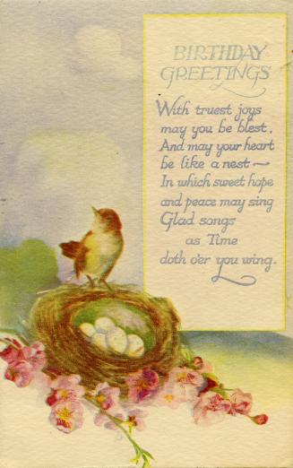Birthday greetings