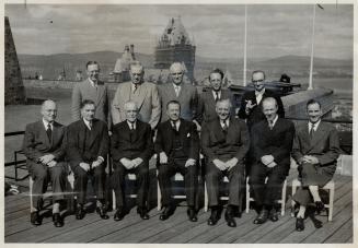 Premiers With prime minister and governor-general, front row, from left