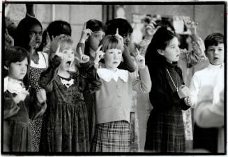Choir of hearing - impaired children