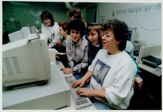 New beginnings: Women on welfare attend classes in the hopes of getting full-time jobs