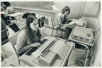 Learning's fun for Gabriele Durbahn when the computer even compliments her for giving correct answer