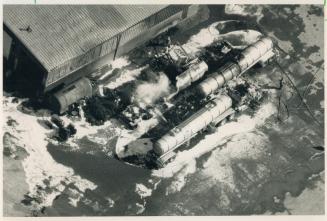 Firefighter injured after tanker truck blast, A Burlington firefighter was sent to hospital and treated for smoke inhalation after a tanker carrying t(...)