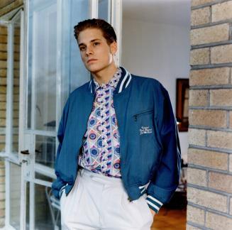 Above, beach-style shirt, $125, bomber jacket $265, and chinos, $155, all by Unlimited from Alan Goouch, Fab, Numero Uno, Sporting Life and The Upper Sports Deck