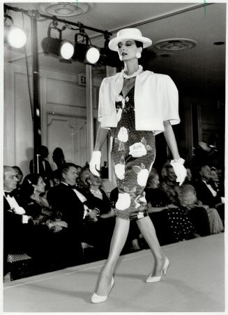 Balestra's best: The best of Italian designer Balestra was undoubtedly his lady-like dresses in silk prints with little squared jackets, above