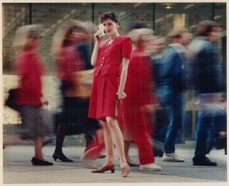 Right, red linen jacket, $250, and shorts, $135, by ports International, available at Ports International shops
