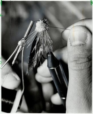 The technique: Tying flies is the mysterious preserve of the dedicated fly fisherman, someone who enjoys a relaxed and low-cost hobby