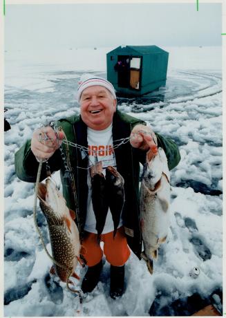 Nice catch, He didn't catch these beauties, but Charlie Johnson, goodwill ambassador for the Town of Georgina's 10th annual Great Lake Simcoe ice fish(...)