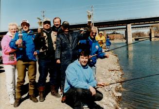 Skunked: The Polish-Canadian Anglers Association hosted a fishing derby along the Ganaraska River yesterday but apparently no one told the trout