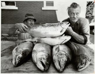 *Harry Nichols and Frank James caught six fish in two hours
