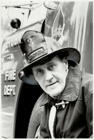 He was there: James Britton was a volunteer fireman who responded, with seven others, to a routine call by the Humber River