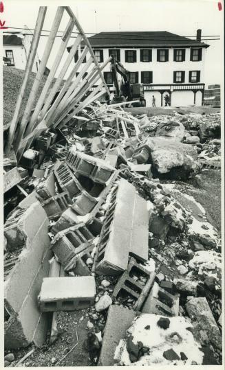 Wreckage of Sears store lies in Port Hope street