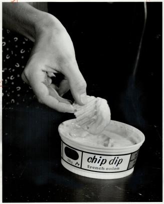 Onion dip: With the chips, it's a meal
