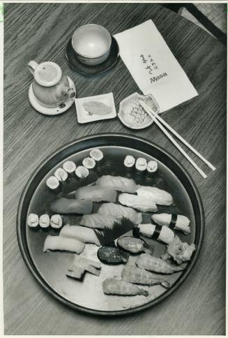 Exotic display: The food served by Japanese Canadians during New Year's celebrations is not only delicious and beautifully served, it is filled with symbolism