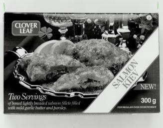 Fish dish: Salmon Kiev is part of six frozen fish dishes available on the Cloverleaf label