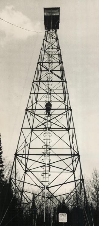 High above the forest, rangers at Ontario's two remaining fire towers keep their eyes peeled for the merest wisp of smoke