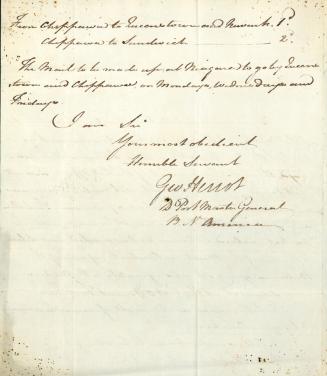 Letter from George Herriot to Robert Macklem, 4 July 1801