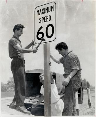 Now 60 is legal, Highway 401 is getting signs to make 60-mile-an-hour driving legal