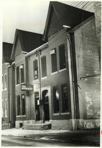 The Barracks, homosexual meeting place raided by police
