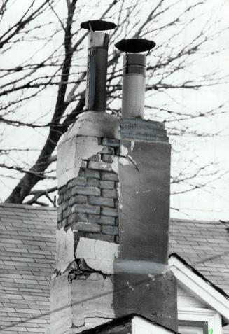 Winter damage: Check chimneys to see if freezing and thawing has made them unsafe