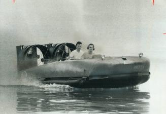 Cruising in a hovercraft, Skimming around Whitby harbor, two Toronto water buffs try out a different kind of pleasure craft - a Hovercraft. Derrick Jo(...)