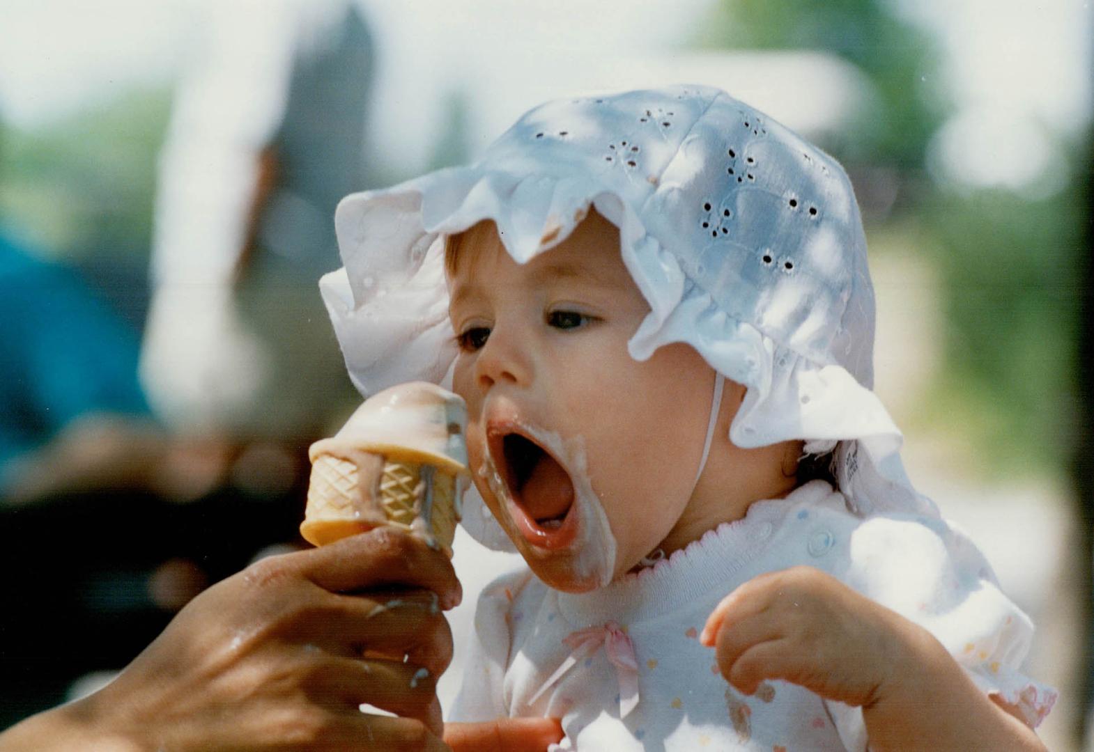 Creamy treat: Cooked custard makes this homemade ice cream smooth, rich and safe to eat