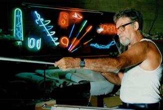 Neon flames: Neon-sign maker John Turner is philosophical about his hot job: I make my living way