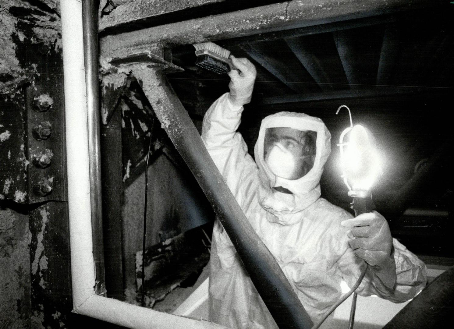 Asbestos clean-up