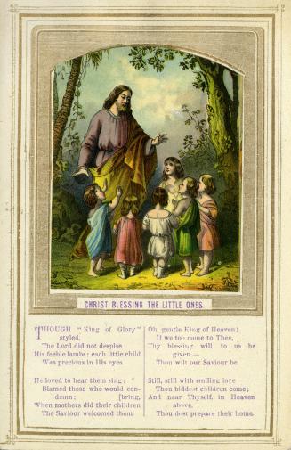 Christ blessing the little ones