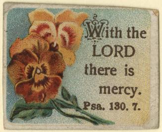 With the Lord there is mercy